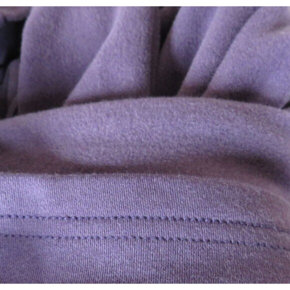 OGL MaxWarm Thermal Side Ruched Wrap Look Long Sleeve Dress Purple Sz Small - Picture 3 of 9
